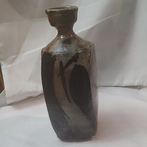 Artisan Ceramic Vase in Earth Tones